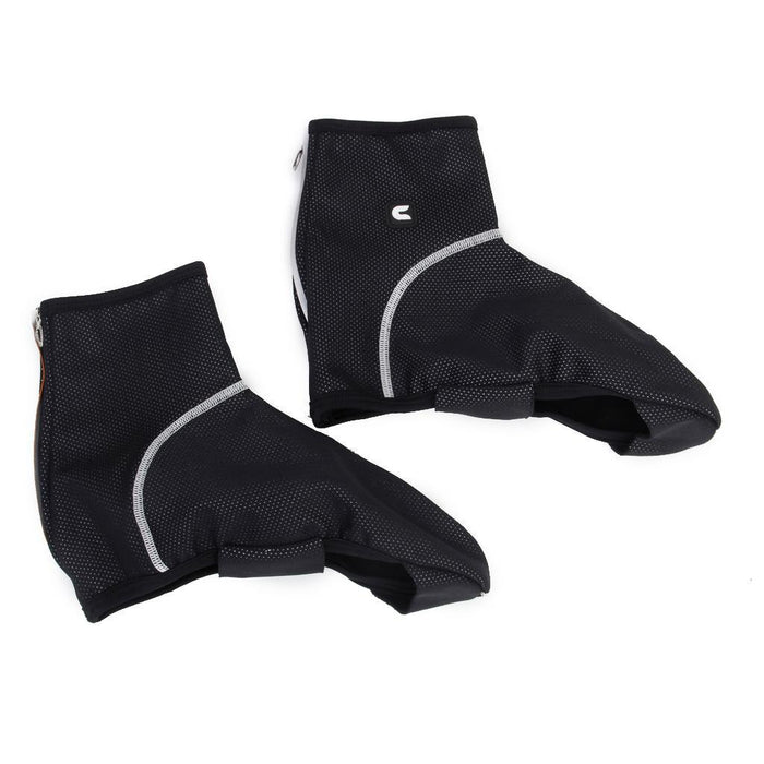 Crofta Footful Black Sport Cycling Road Mountain Bike Shoe Covers Warmers XL(45-46)