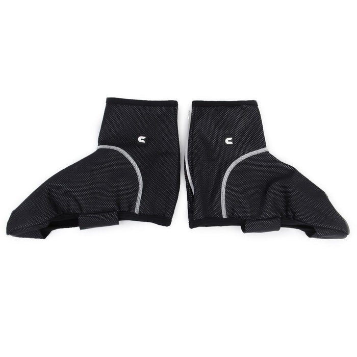 Crofta Footful Black Sport Cycling Road Mountain Bike Shoe Covers Warmers XL(45-46)