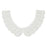 Crofta 1pair White Flower DIY Lace Collar Sewing Craft Neckline Trimming Decoration