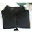 Crofta Women Girls Ladies Elegant Embroidery Hollow Neckline Half Shirt Blouse Detachable Collar Black