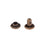 Crofta 100 sets Round Double Cap Copper Rivets Studs For Clothing Antique Brass