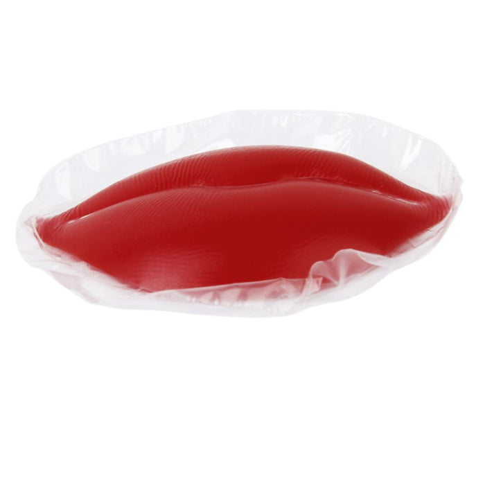 Women's Sexy Silicone Gel Red Lips Shaped Nipple Covers Breast Stickers