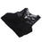 Crofta Women Girls Ladies Fashionable Hollow Crochet Flower Back Design Cotton Blend Crop Top Vest Blouse Bra Black