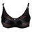 Crofta Women Girls Ladies Special Pocket Cotton Blend Bra Lingerie Undergarments Black 34/75