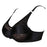 Crofta Women Girls Ladies Special Pocket Cotton Blend Bra Lingerie Undergarments Black 40/90