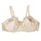 Crofta Women Girls Ladies Special Pocket Cotton Blend Bra Lingerie Undergarments Nude 38/85