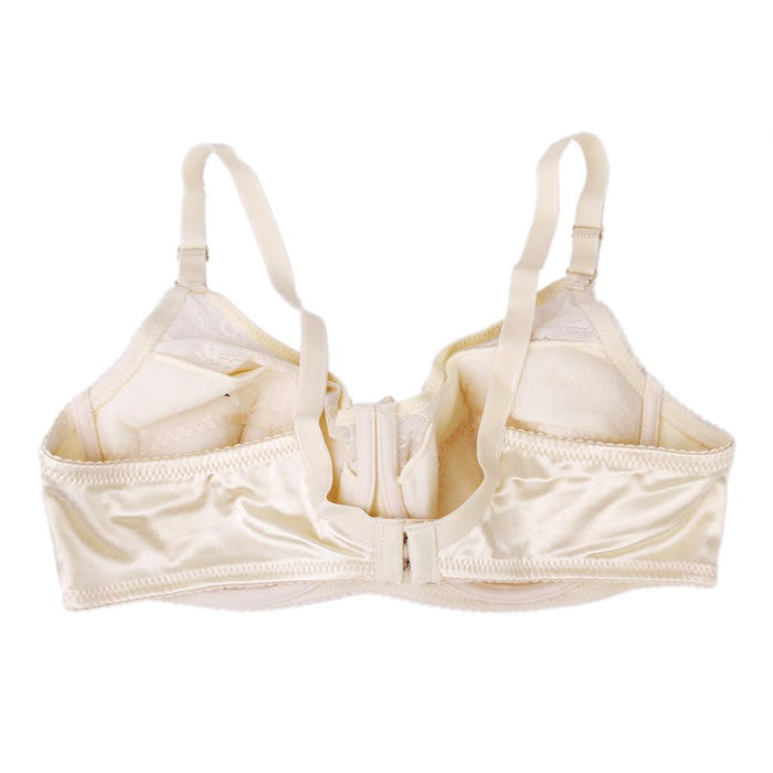 Crofta Women Girls Ladies Special Pocket Cotton Blend Bra Lingerie Undergarments Nude 38/85