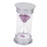 Ten Minutes Hourglass Sandglass Sand Timer Home Decor Silver Lid Purple Sand