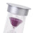 Ten Minutes Hourglass Sandglass Sand Timer Home Decor Silver Lid Purple Sand