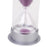 Ten Minutes Hourglass Sandglass Sand Timer Home Decor Silver Lid Purple Sand