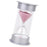 15 Minutes Hourglass Sandglass Sand Timer Home Decor Silver Lid Pink Sand