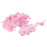 Wired Mesh Stocking Glitter Flowers 2.5x2.5cm 50pcs Pink