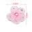 Wired Mesh Stocking Glitter Flowers 2.5x2.5cm 50pcs Pink