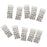 10 Pcs Crystal Diamante Rhinestone Buckle Invitation Ribbon Slider A