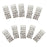 10 Pcs Crystal Diamante Rhinestone Buckle Invitation Ribbon Slider A