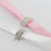 10 Pcs Crystal Diamante Rhinestone Buckle Invitation Ribbon Slider A