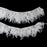 Turkey Feather Fringe Trim 2 Yards White