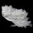 Turkey Feather Fringe Trim 2 Yards White