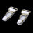 10 Pieces Men's Garter Belt Clips Hooks Grips White