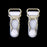 10 Pieces Men's Garter Belt Clips Hooks Grips White