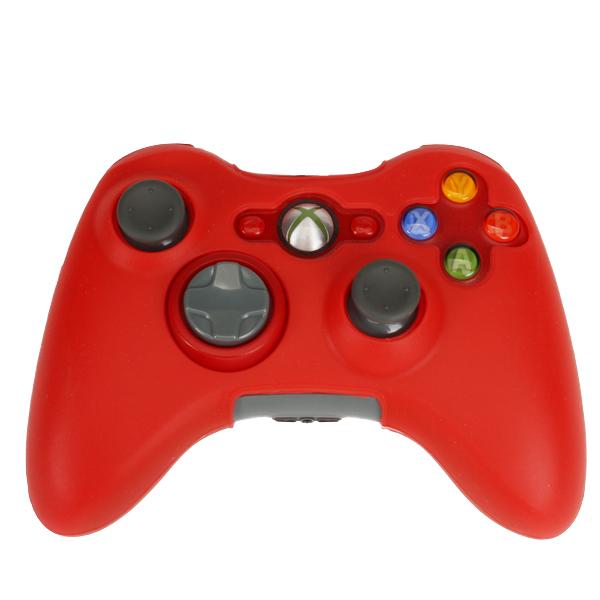 Crofta Silicone Protective Skin Case Cover for XBOX 360 Game Controller - Red