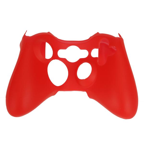 Crofta Silicone Protective Skin Case Cover for XBOX 360 Game Controller - Red