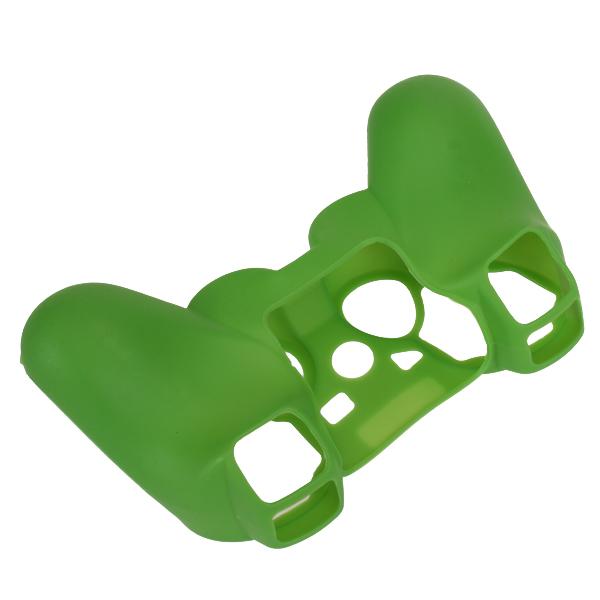 Crofta Silicone Protective Skin Case Cover for Sony PS3 Controller - Green