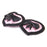 Women's Reuseable Heart Bowknot Nipple Covers Breast Stickers Pink and Black