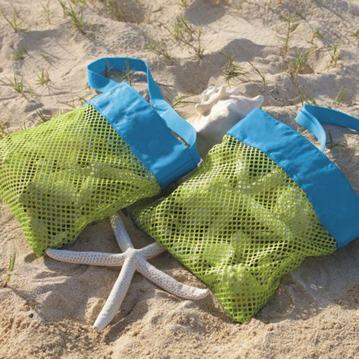 Kids Sand Away Beach Treasures Bag for Shell Collecting