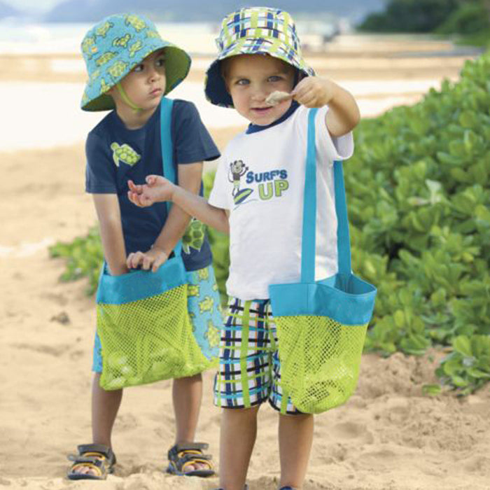 Kids Sand Away Beach Treasures Bag for Shell Collecting