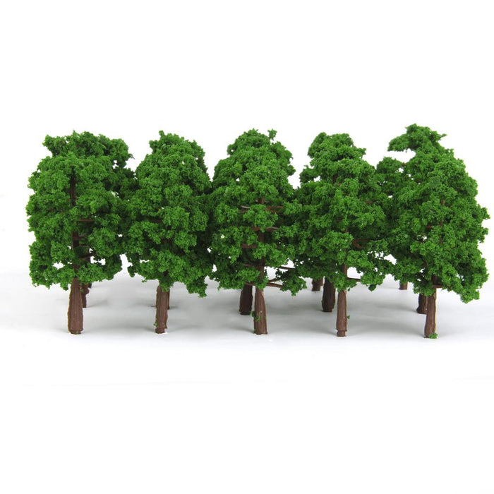 Crofta 100pcs Model Trees Layout Train Street Railway Diorama Scenery 1:150 N Scale