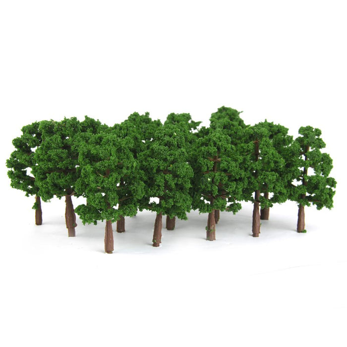 Crofta 100pcs Model Trees Layout Train Street Railway Diorama Scenery 1:150 N Scale