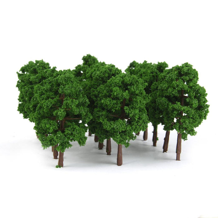 Crofta 100pcs Model Trees Layout Train Street Railway Diorama Scenery 1:150 N Scale