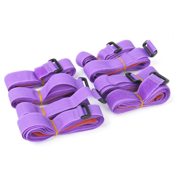 Luggage Packing Belt Suitcase Strap 1.5M x 25mm 10pcs Purple