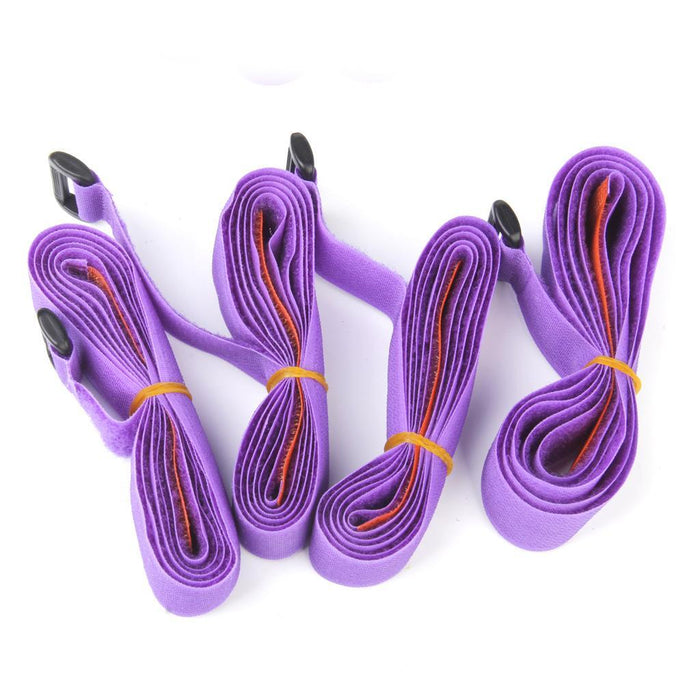 Luggage Packing Belt Suitcase Strap 1.5M x 25mm 10pcs Purple