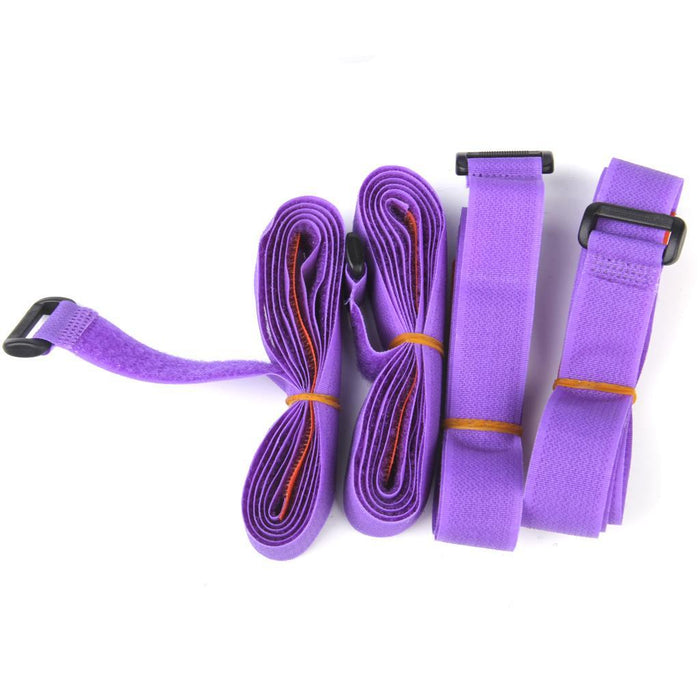 Luggage Packing Belt Suitcase Strap 1.5M x 25mm 10pcs Purple