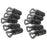 Universal ABS Clip-on Clamps Teeth Clip Nip for Cloth Toy File S 10PCS Black