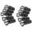 Universal ABS Clip-on Clamps Teeth Clip Nip for Cloth Toy File S 10PCS Black