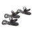 Universal ABS Clip-on Clamps Teeth Clip Nip for Cloth Toy File S 10PCS Black