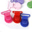 Universal Resin Round Clip-on Clamps Teeth Clip Nip Cloth File 10PCS Colors