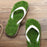 Summer Cool Slippers Artificial Lawn Flats Flip Flops Sandals Shoes Size 43