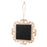 Square Wooden Hanging Blackboard Chalkboard W/Rope for Wedding Home Decor