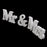 Wooden Mr & Mrs Letters Bridal Wedding Home Decoration Gift White