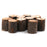 Crofta Mini Wooden Log Place Name Holders Menu Photo Rustic Table Decor Wedding Party Birthday Supplies Pack Of 20PCS