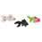 Crofta Plastic Artificial Goldfish Animals Toy Model 12pcs Colorful