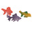 Crofta Plastic Artificial Goldfish Animals Toy Model 12pcs Colorful