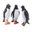 Plastic Penguin Ocean Animal Model Toy Gift 8pcs Black + White