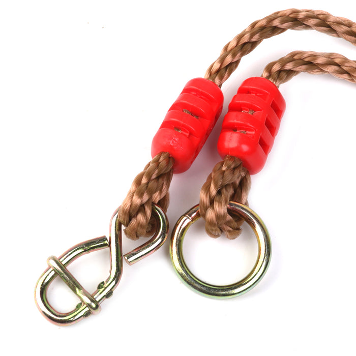 Crofta 1 Pair Adjustable Swing Rope 1.8M