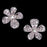 Crofta 50 Pieces Crystal Pearl Buttons Embellishment Wedding Favors Decor Craft DIY