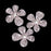 Crofta 50 Pieces Crystal Pearl Buttons Embellishment Wedding Favors Decor Craft DIY